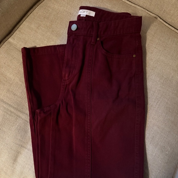 Petite Five Pocket Seamed Wide Leg Pants - Picture 9 of 9